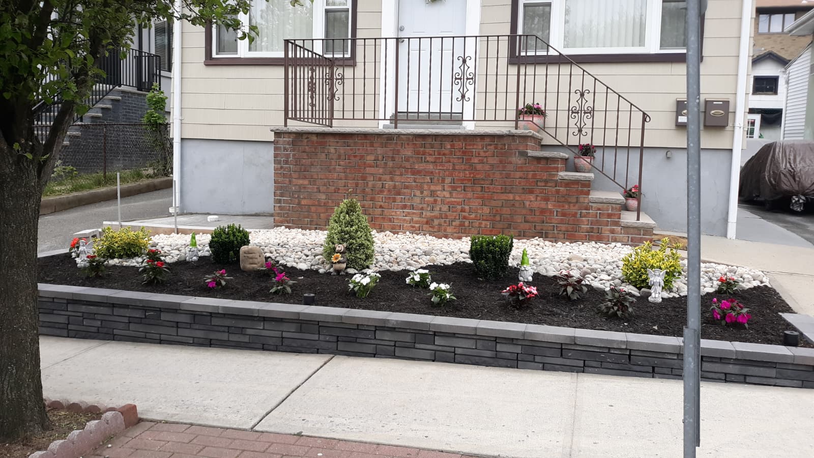 After: Complete landscape design transformation in Fairview, NJ
