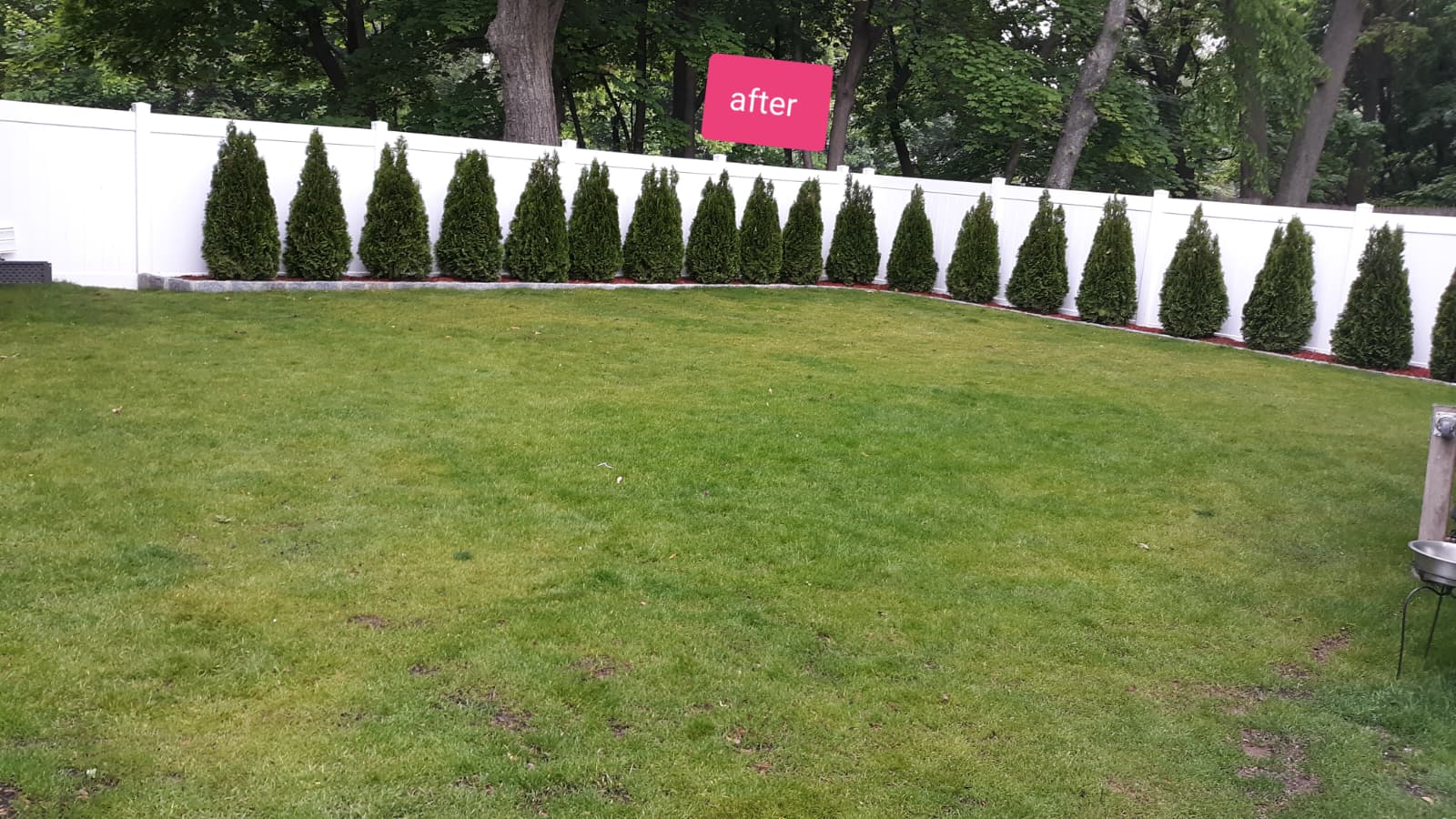 After: Beautiful backyard landscape design completed in Palisades Park, NJ